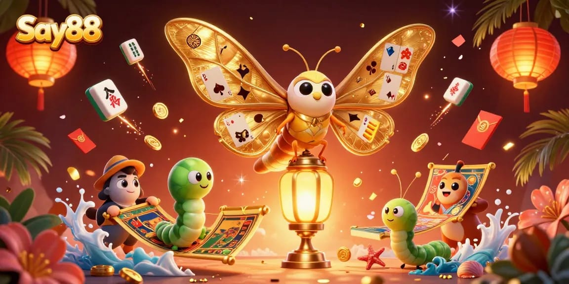 Experience the excitement of Say88 with vibrant casino scenes featuring interactive elements.