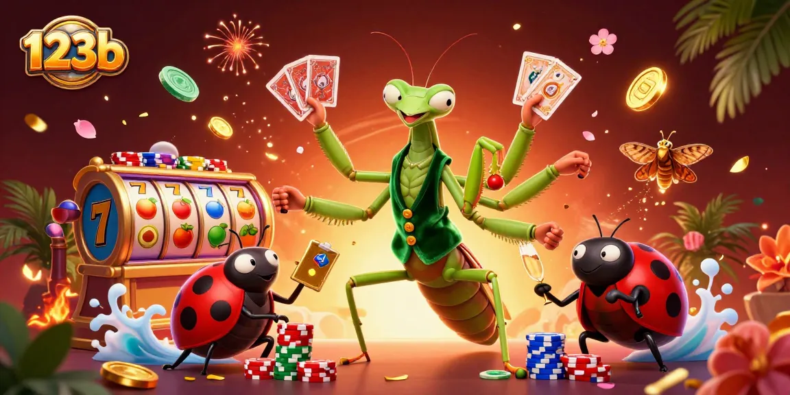 Experience exciting slot action at 123b with vibrant characters and dynamic gameplay elements!
