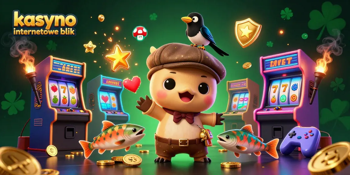 Experience the thrill of kasyno internetowe blik with cute characters and vibrant gaming scenes.