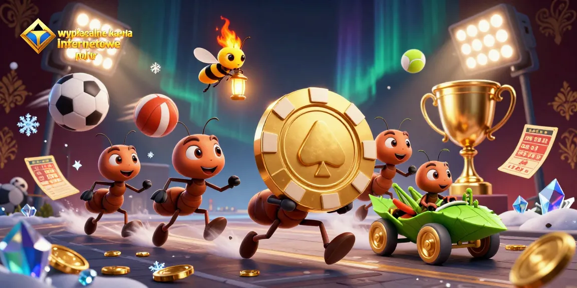 Experience gambling excitement with wypłacalne kasyna internetowe polskie in this dynamic, colorful illustration.