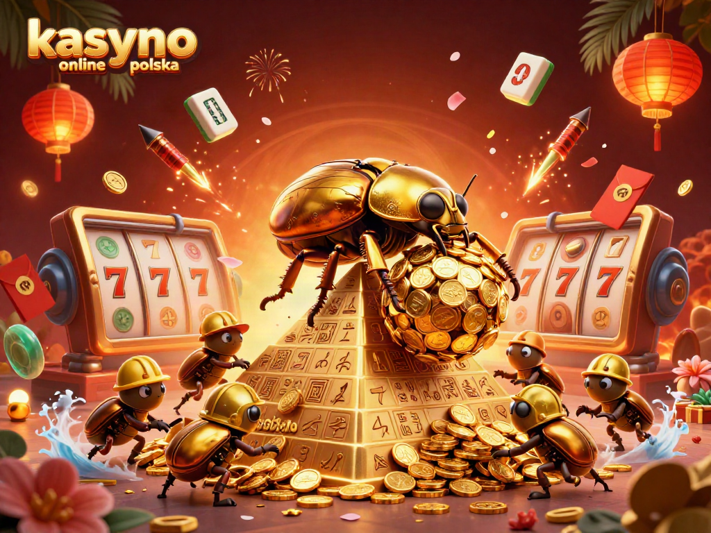 Engage with an exciting kasyno online polska scene featuring vibrant characters and casino elements.