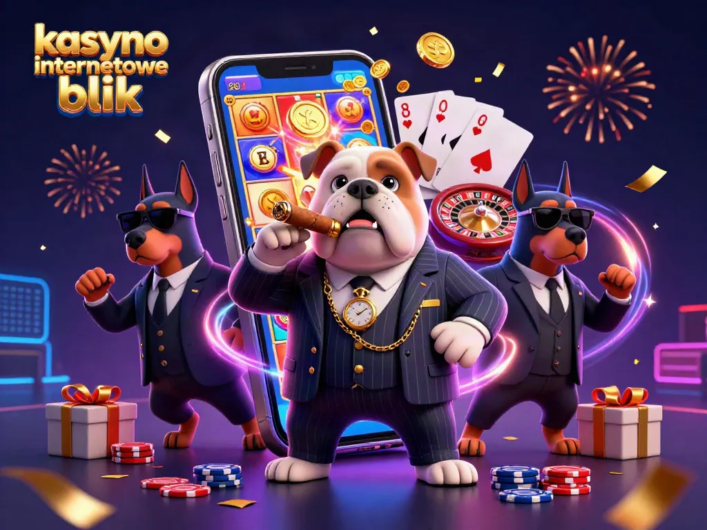 Experience thrilling gameplay at kasyno internetowe blik with an engaging casino scene featuring vibrant animations and characters.