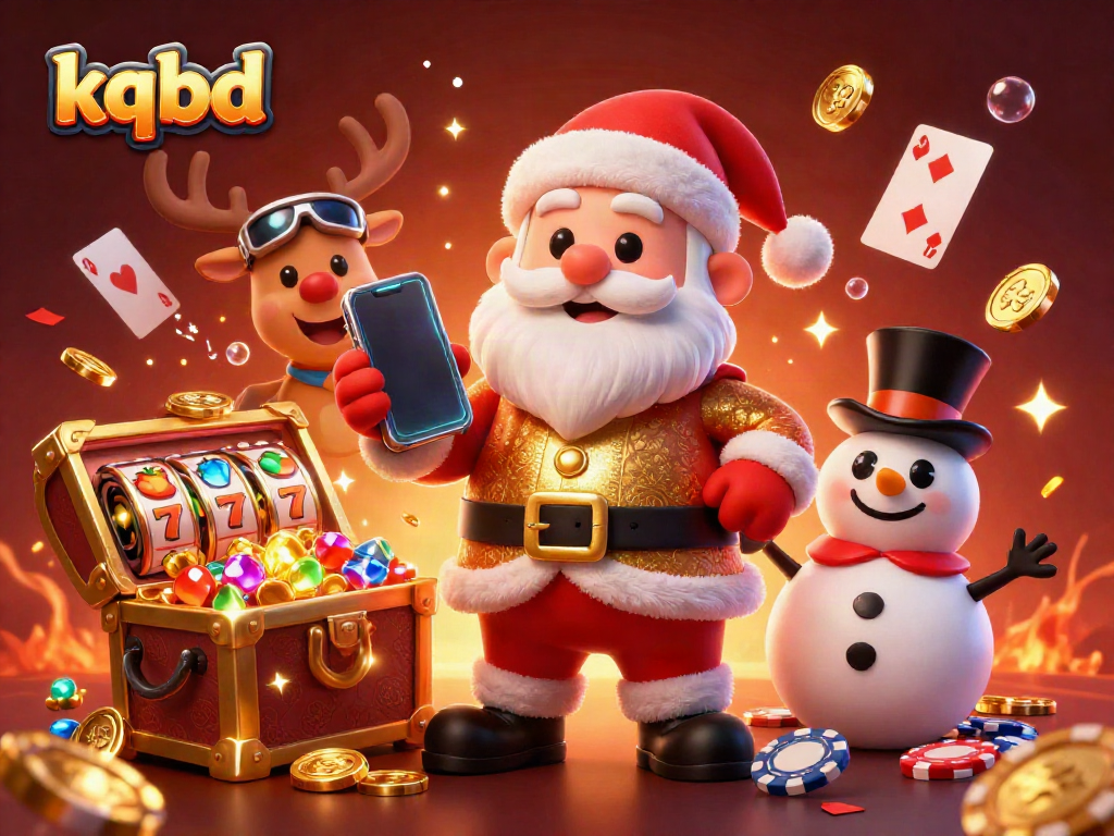 Experience the thrill of kqbd with vibrant 3D characters celebrating casino wins and jackpots.