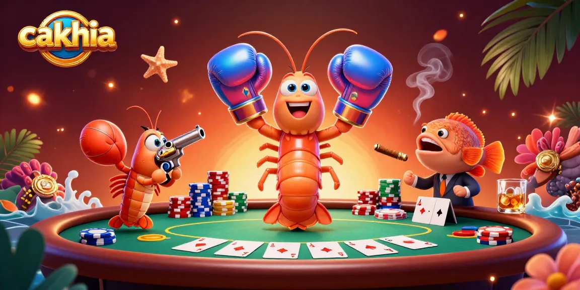 Experience thrilling poker action with cakhia's vibrant underwater casino scene.