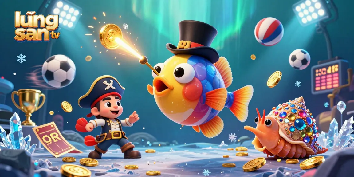 Lương sơn tv presents an exciting sports betting scene with fun characters and dynamic sports elements.