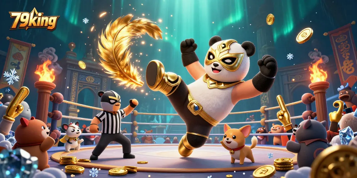 Experience the thrill of 79king with vibrant casino action featuring an exciting wrestling scene.