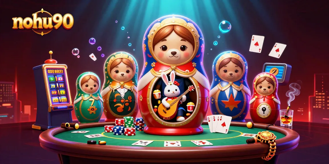 Engage with nohu90 by celebrating thrilling slots and immersive casino gameplay in a vibrant 3D scene.