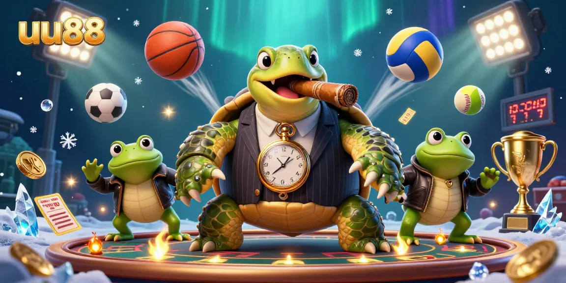 Engage in thrilling gameplay at uu88, featuring vibrant characters and dynamic sports elements.